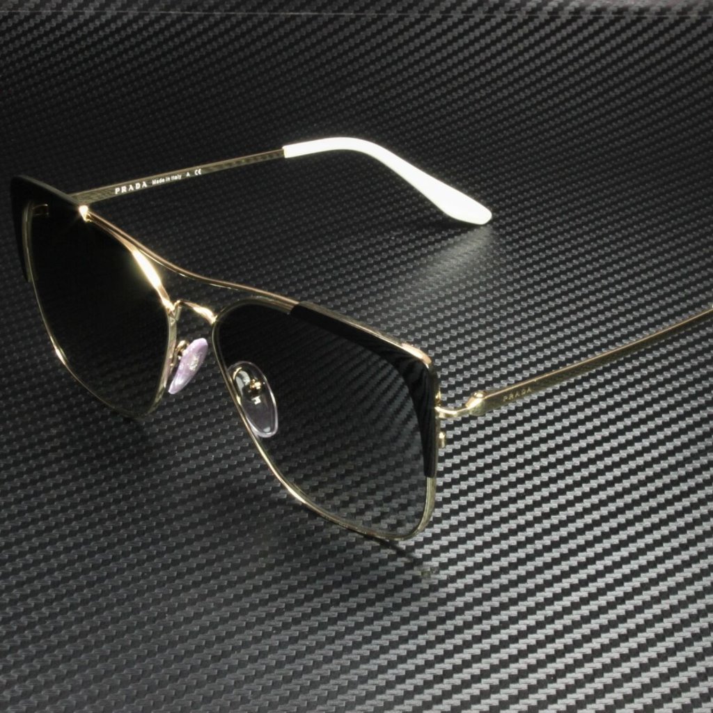 Prada Women's Gold Black And Grey Sunglasses!
